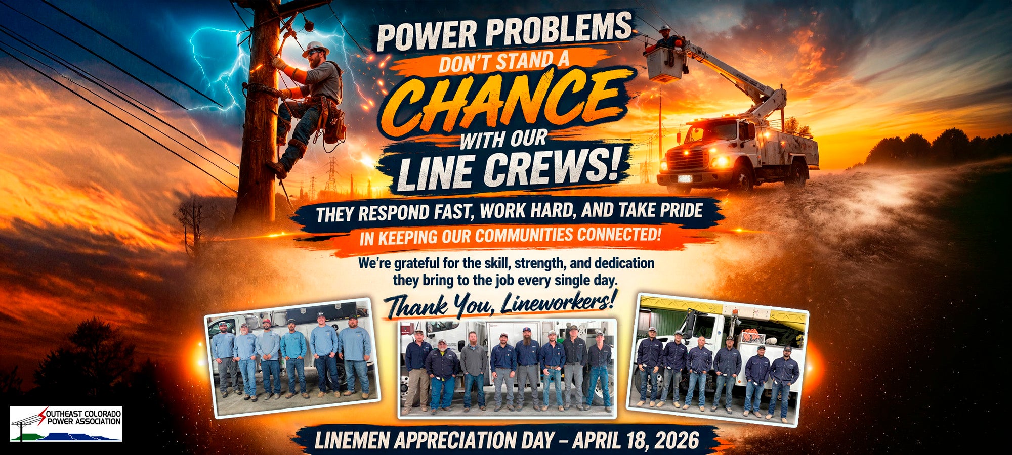 Thank a lineman!