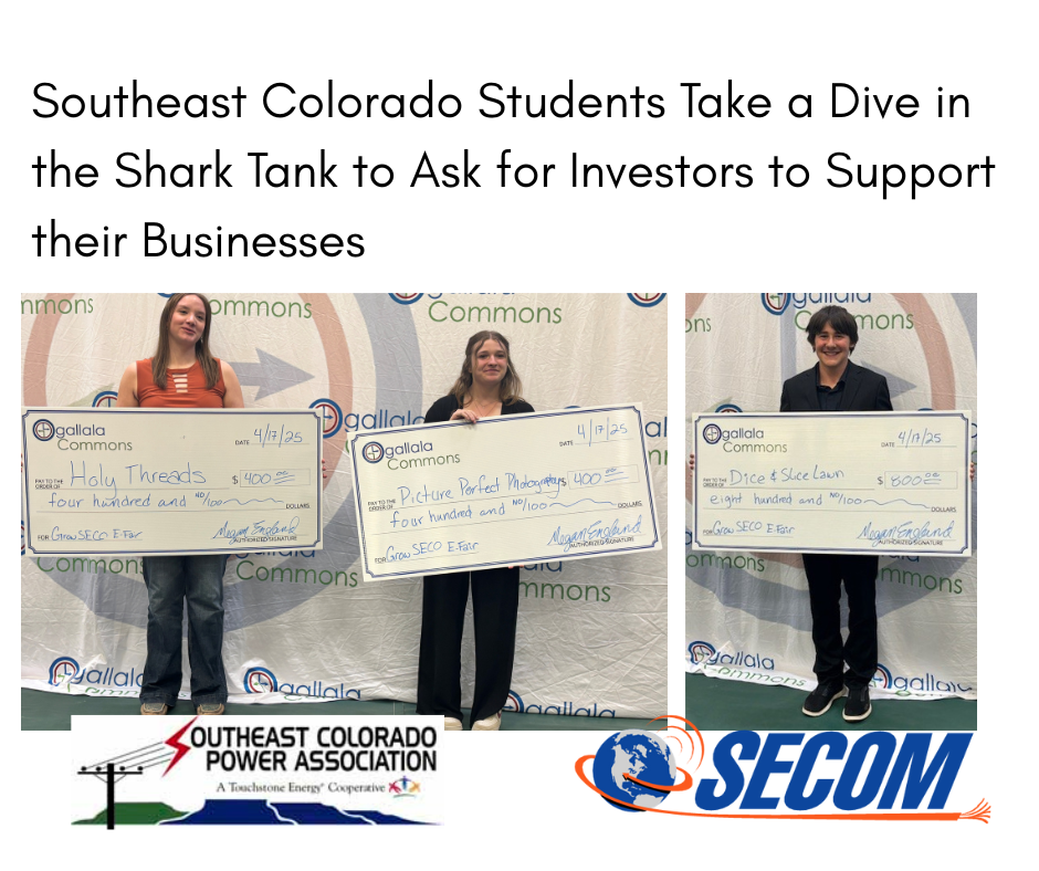 Southeast Colorado Students Awarded Investment Money for Businesses
